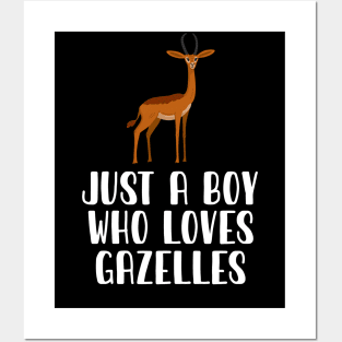 Just A Boy Who Loves Gazelles Posters and Art